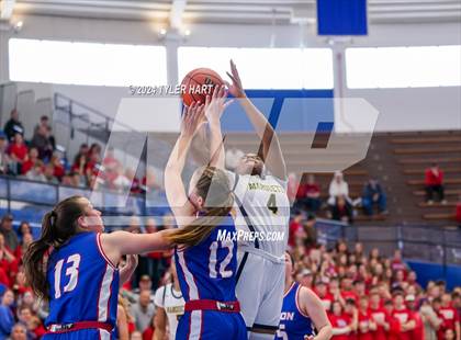Thumbnail 2 in Caston vs. Marquette Catholic (IHSAA 1A Semi-State 7) photogallery.