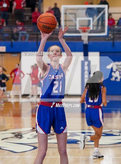 Thumbnail 2 in Caston vs. Marquette Catholic (IHSAA 1A Semi-State 7) photogallery.