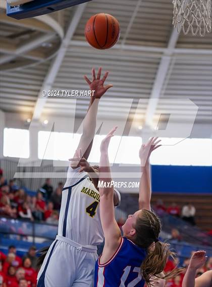 Thumbnail 2 in Caston vs. Marquette Catholic (IHSAA 1A Semi-State 7) photogallery.