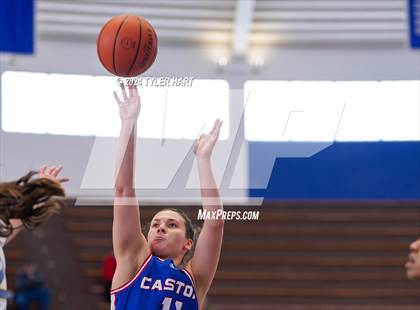 Thumbnail 1 in Caston vs. Marquette Catholic (IHSAA 1A Semi-State 7) photogallery.