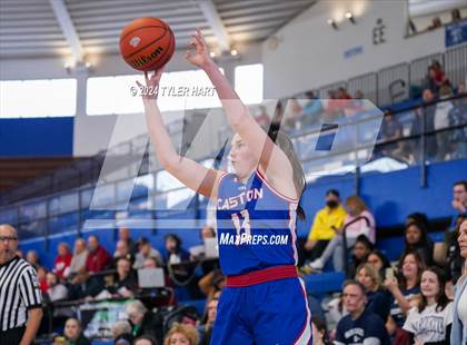 Thumbnail 3 in Caston vs. Marquette Catholic (IHSAA 1A Semi-State 7) photogallery.