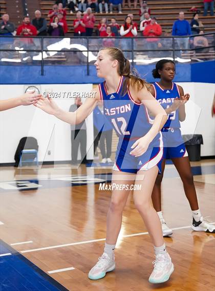 Thumbnail 2 in Caston vs. Marquette Catholic (IHSAA 1A Semi-State 7) photogallery.