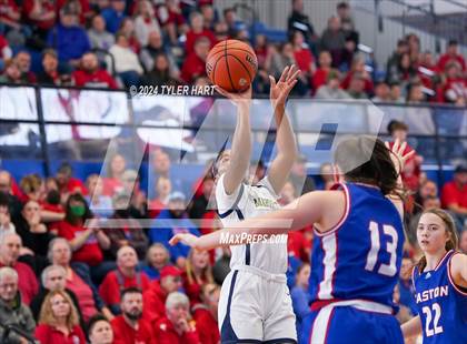 Thumbnail 2 in Caston vs. Marquette Catholic (IHSAA 1A Semi-State 7) photogallery.