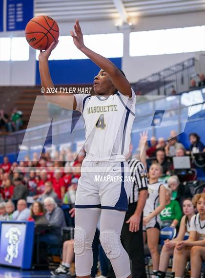 Thumbnail 1 in Caston vs. Marquette Catholic (IHSAA 1A Semi-State 7) photogallery.