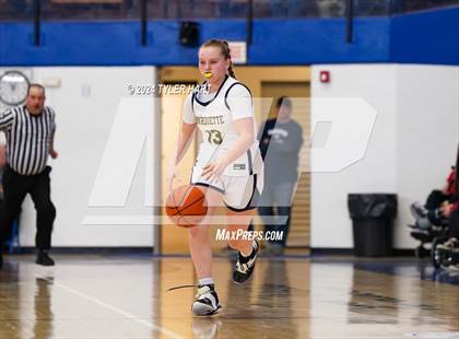 Thumbnail 2 in Caston vs. Marquette Catholic (IHSAA 1A Semi-State 7) photogallery.