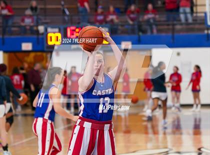 Thumbnail 2 in Caston vs. Marquette Catholic (IHSAA 1A Semi-State 7) photogallery.