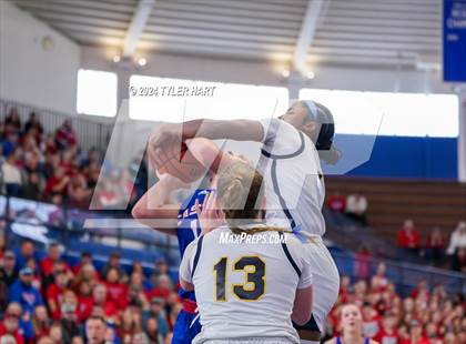 Thumbnail 1 in Caston vs. Marquette Catholic (IHSAA 1A Semi-State 7) photogallery.