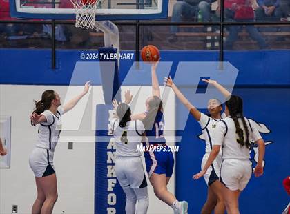 Thumbnail 1 in Caston vs. Marquette Catholic (IHSAA 1A Semi-State 7) photogallery.