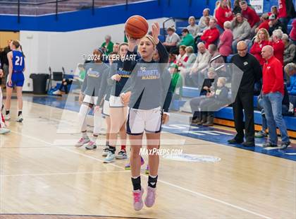Thumbnail 1 in Caston vs. Marquette Catholic (IHSAA 1A Semi-State 7) photogallery.