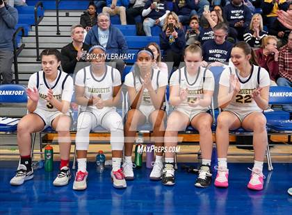 Thumbnail 2 in Caston vs. Marquette Catholic (IHSAA 1A Semi-State 7) photogallery.