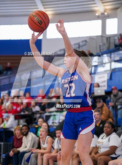 Thumbnail 3 in Caston vs. Marquette Catholic (IHSAA 1A Semi-State 7) photogallery.