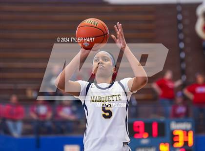 Thumbnail 1 in Caston vs. Marquette Catholic (IHSAA 1A Semi-State 7) photogallery.