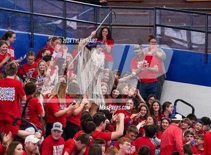 Thumbnail 2 in Caston vs. Marquette Catholic (IHSAA 1A Semi-State 7) photogallery.