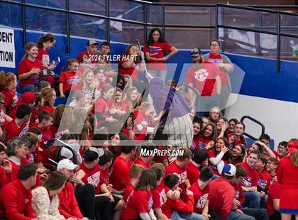 Thumbnail 1 in Caston vs. Marquette Catholic (IHSAA 1A Semi-State 7) photogallery.