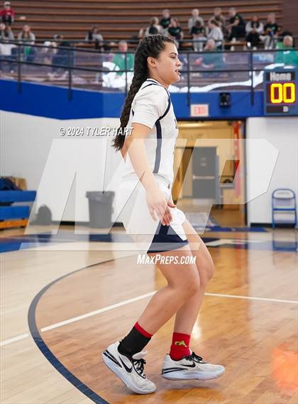 Thumbnail 3 in Caston vs. Marquette Catholic (IHSAA 1A Semi-State 7) photogallery.