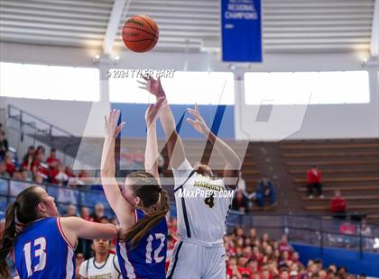 Thumbnail 1 in Caston vs. Marquette Catholic (IHSAA 1A Semi-State 7) photogallery.