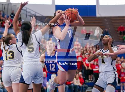 Thumbnail 2 in Caston vs. Marquette Catholic (IHSAA 1A Semi-State 7) photogallery.