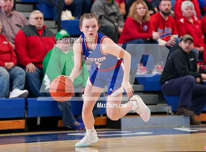 Thumbnail 3 in Caston vs. Marquette Catholic (IHSAA 1A Semi-State 7) photogallery.