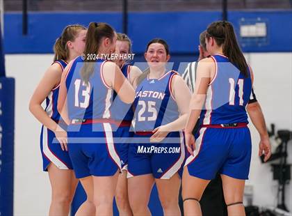 Thumbnail 1 in Caston vs. Marquette Catholic (IHSAA 1A Semi-State 7) photogallery.