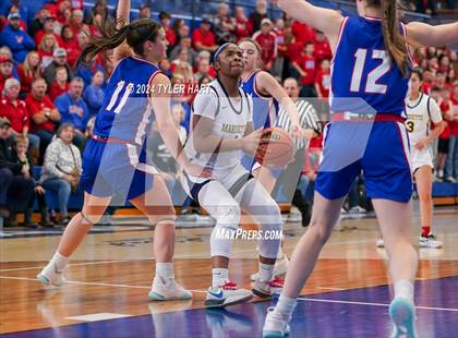 Thumbnail 1 in Caston vs. Marquette Catholic (IHSAA 1A Semi-State 7) photogallery.