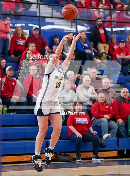 Thumbnail 3 in Caston vs. Marquette Catholic (IHSAA 1A Semi-State 7) photogallery.