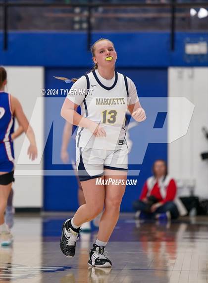 Thumbnail 1 in Caston vs. Marquette Catholic (IHSAA 1A Semi-State 7) photogallery.