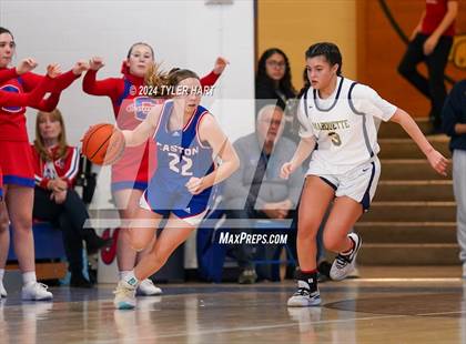 Thumbnail 2 in Caston vs. Marquette Catholic (IHSAA 1A Semi-State 7) photogallery.