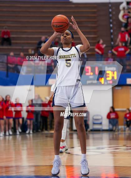 Thumbnail 1 in Caston vs. Marquette Catholic (IHSAA 1A Semi-State 7) photogallery.