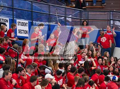 Thumbnail 2 in Caston vs. Marquette Catholic (IHSAA 1A Semi-State 7) photogallery.