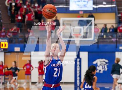 Thumbnail 3 in Caston vs. Marquette Catholic (IHSAA 1A Semi-State 7) photogallery.