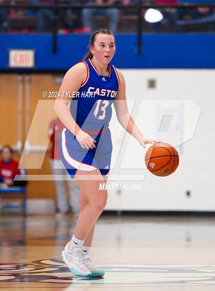 Thumbnail 3 in Caston vs. Marquette Catholic (IHSAA 1A Semi-State 7) photogallery.