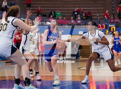 Thumbnail 3 in Caston vs. Marquette Catholic (IHSAA 1A Semi-State 7) photogallery.
