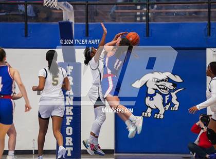 Thumbnail 3 in Caston vs. Marquette Catholic (IHSAA 1A Semi-State 7) photogallery.