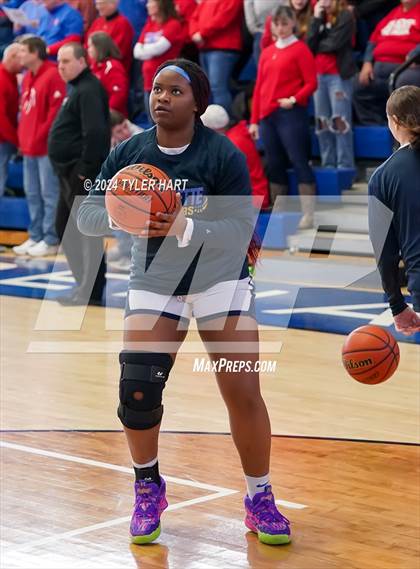 Thumbnail 3 in Caston vs. Marquette Catholic (IHSAA 1A Semi-State 7) photogallery.