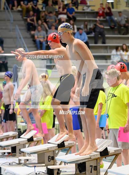 Thumbnail 1 in CHSAA 4A Boys Swimming - State Championship photogallery.