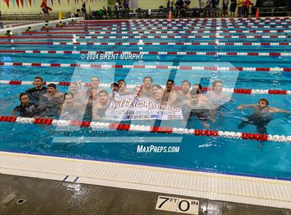 Thumbnail 2 in CHSAA 4A Boys Swimming - State Championship photogallery.