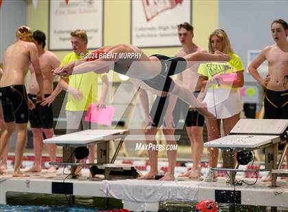 Thumbnail 2 in CHSAA 4A Boys Swimming - State Championship photogallery.