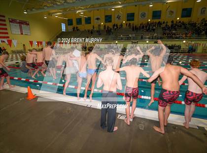 Thumbnail 1 in CHSAA 4A Boys Swimming - State Championship photogallery.