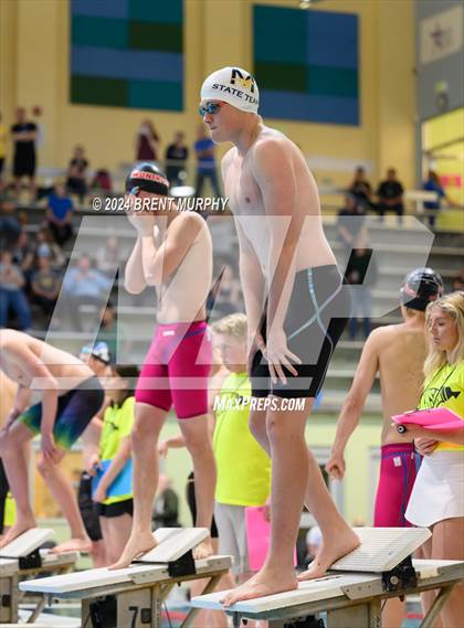 Thumbnail 2 in CHSAA 4A Boys Swimming - State Championship photogallery.