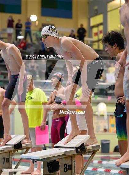 Thumbnail 2 in CHSAA 4A Boys Swimming - State Championship photogallery.