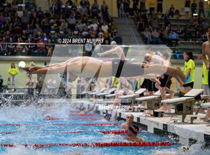 Thumbnail 2 in CHSAA 4A Boys Swimming - State Championship photogallery.