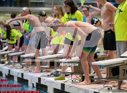 Thumbnail 1 in CHSAA 4A Boys Swimming - State Championship photogallery.