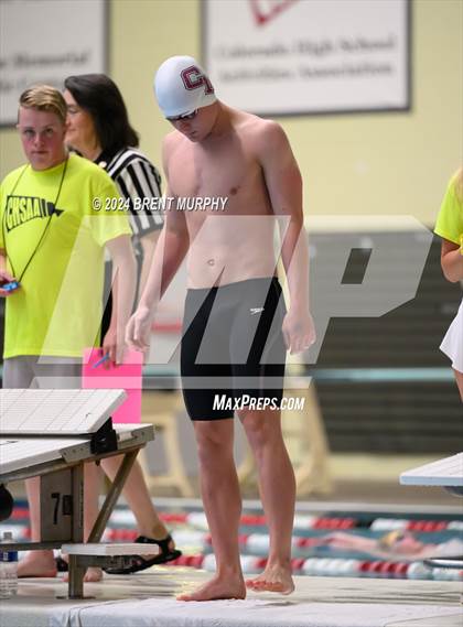 Thumbnail 1 in CHSAA 4A Boys Swimming - State Championship photogallery.