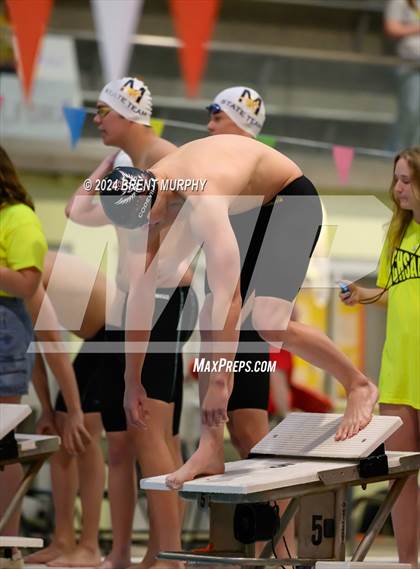 Thumbnail 1 in CHSAA 4A Boys Swimming - State Championship photogallery.