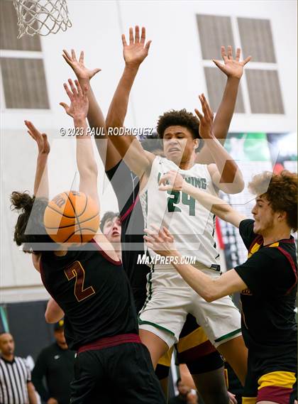 Thumbnail 1 in El Modena vs. Sage Hill (CIF SS Division 4A Quarterfinal) photogallery.