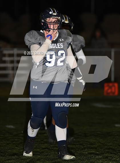Thumbnail 3 in Hesperia Christian @ Lancaster Baptist (CIF Div 2  8 Man Football Semifinal) photogallery.