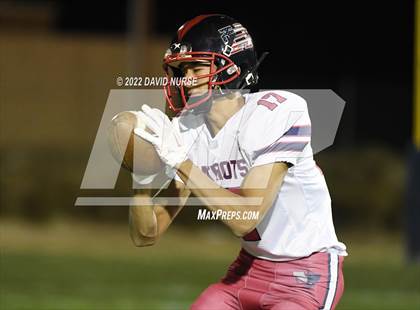 Thumbnail 1 in Hesperia Christian @ Lancaster Baptist (CIF Div 2  8 Man Football Semifinal) photogallery.