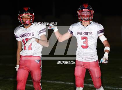 Thumbnail 3 in Hesperia Christian @ Lancaster Baptist (CIF Div 2  8 Man Football Semifinal) photogallery.