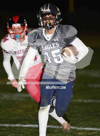 Thumbnail 3 in Hesperia Christian @ Lancaster Baptist (CIF Div 2  8 Man Football Semifinal) photogallery.