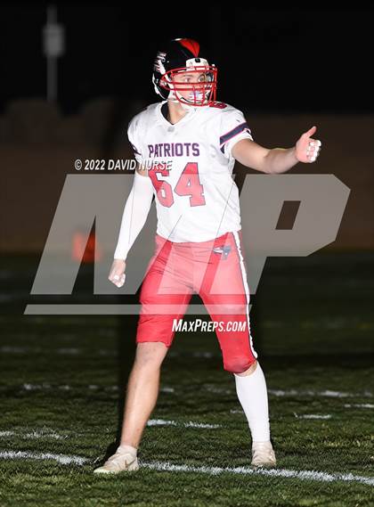 Thumbnail 2 in Hesperia Christian @ Lancaster Baptist (CIF Div 2  8 Man Football Semifinal) photogallery.